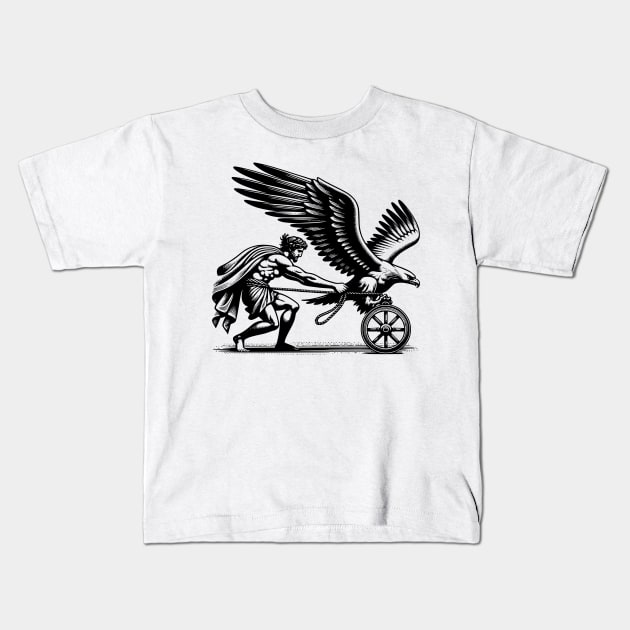 First in Flight Kids T-Shirt by JSnipe